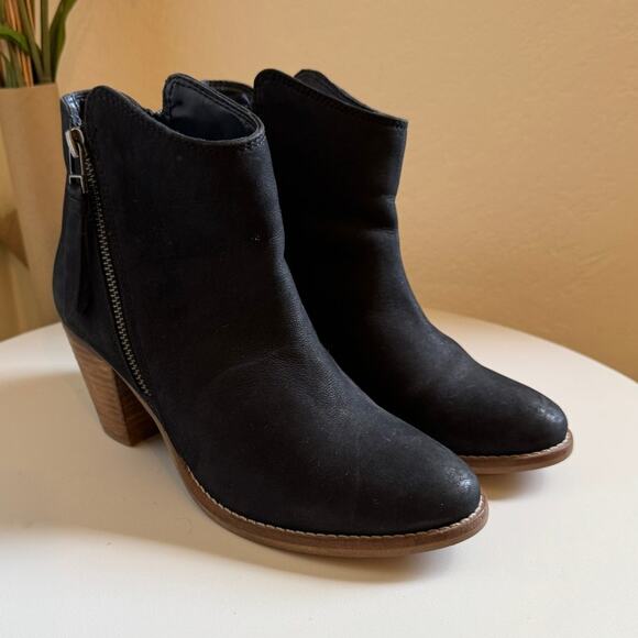 Dune London Women's Pollie Leather Booties in Black Size 6M - Picture 2 of 8